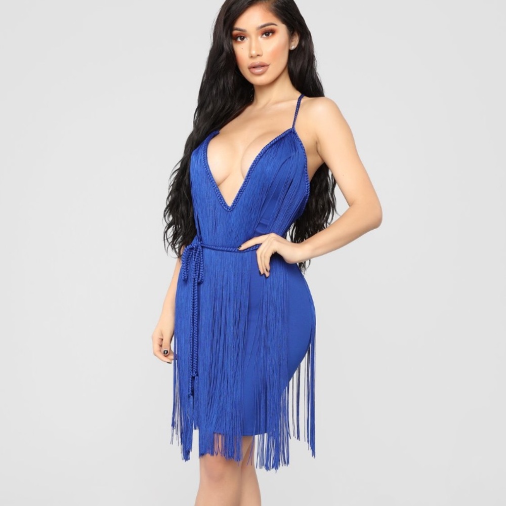 Sexy Fringe Bodycon Dress